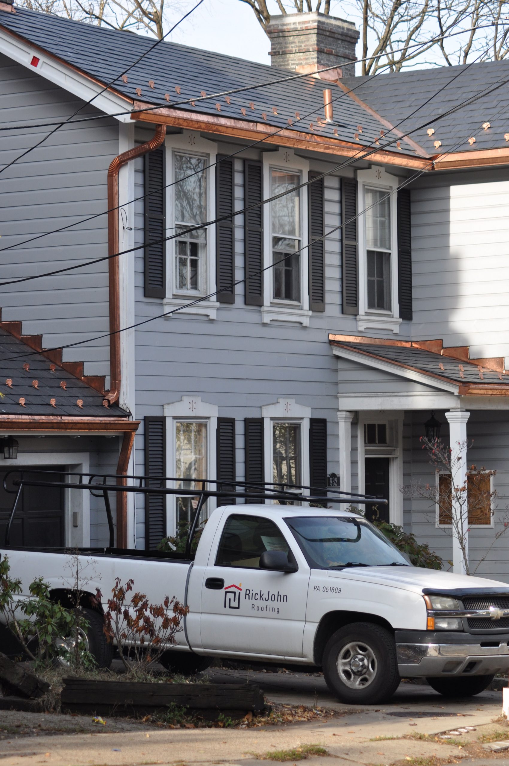 Custom copper roof and flashing craftsmanship