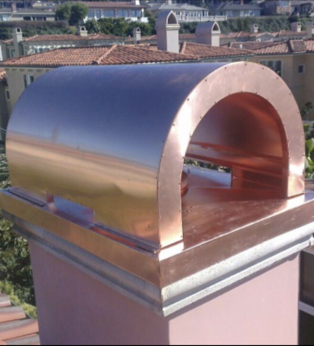 Copper Chimney Cover