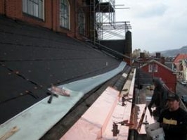 Copper Box Gutter