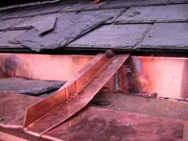 Copper Gutter Joint