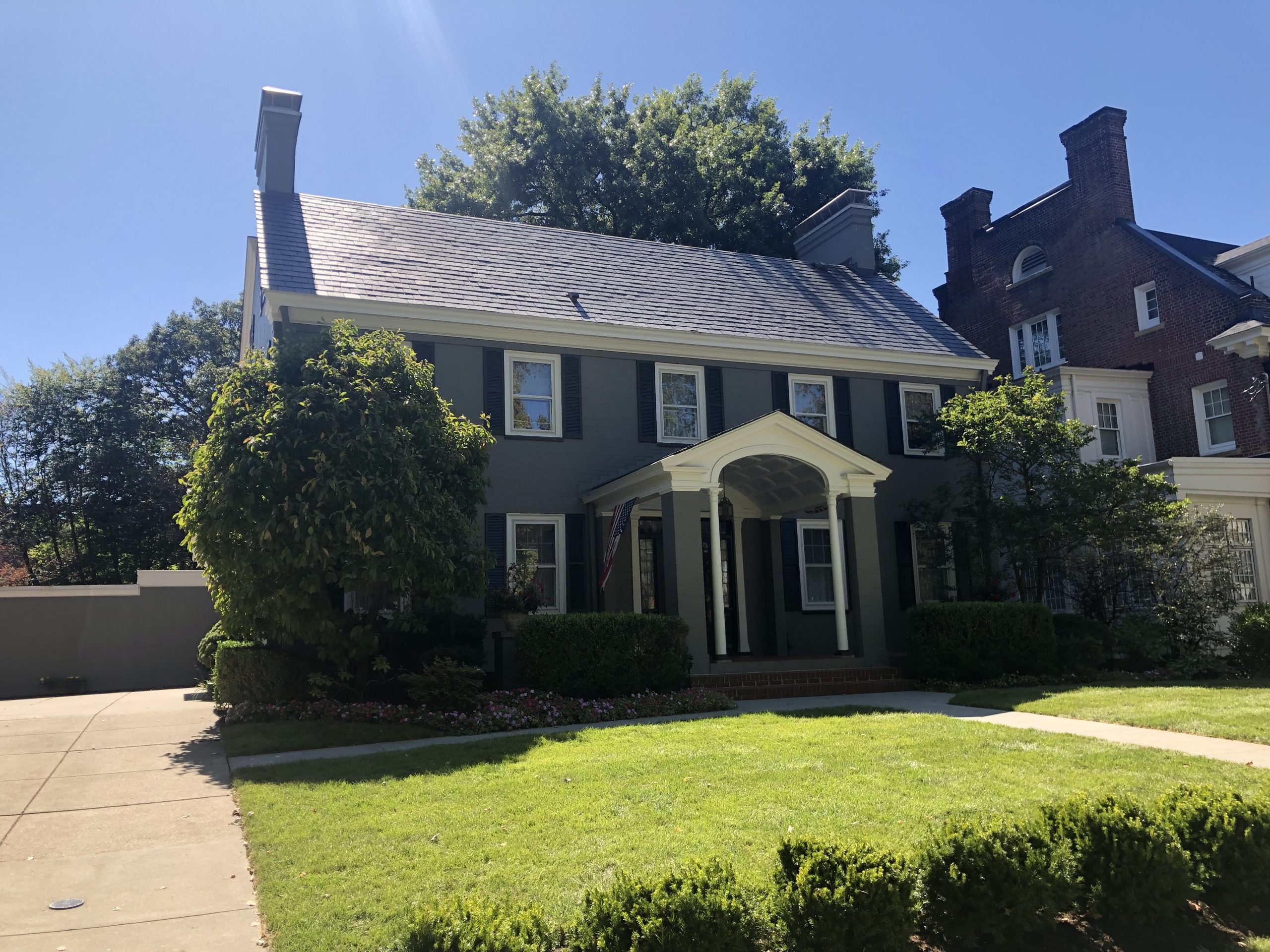 Slate w Copper Gutters