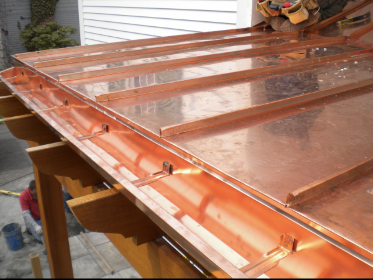 Copper Standing Seam